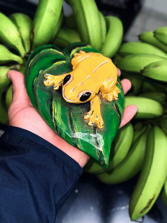 COQUI DE PUERTO RICO EN MADERA